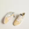 Mid Star mit Herzprint aus Swarovski-Kristallen und silbernem Flash