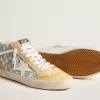 Mid Star mit Herzprint aus Swarovski-Kristallen und silbernem Flash
