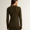 Militärgrünes Minikleid aus Wolle mit Lederdetails Militärgrünes Minikleid aus Wolle mit Lederdetails