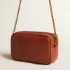 Mini Star Bag aus rostfarbenem Leder mit Schlangenprint Mini Star Bag aus rostfarbenem Leder mit Schlangenprint