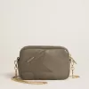 Mini Star Bag aus salbeigrünem Leder mit farblich abgestimmtem Stern