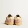 Old School Junior aus rosa Wildleder mit cremefarbenem Lederstern und Fersenlasche