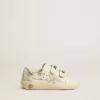 Old School Junior mit Stern aus Wildleder und Fersenlasche aus Metallic-Leder