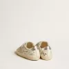 Old School Junior mit Stern aus Wildleder und Fersenlasche aus Metallic-Leder