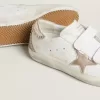 Old School LTD für Damen mit roségoldfarbenem Metallic-Lederstern und Fersenlasche