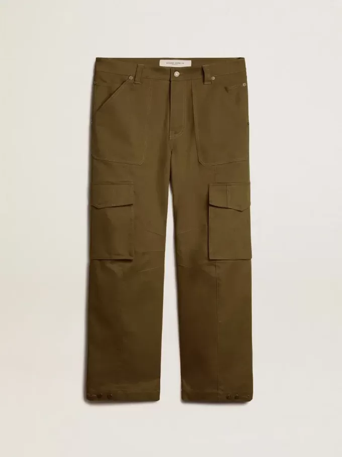 Olivgrüne Cargohose