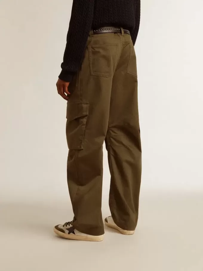 Olivgrüne Cargohose