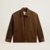 Olivgrüne Cordjacke für Herren Olivgrüne Cordjacke für Herren
