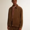 Olivgrüne Cordjacke für Herren Olivgrüne Cordjacke für Herren