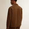 Olivgrüne Cordjacke für Herren Olivgrüne Cordjacke für Herren