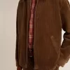 Olivgrüne Cordjacke für Herren Olivgrüne Cordjacke für Herren