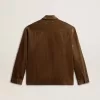 Olivgrüne Cordjacke für Herren Olivgrüne Cordjacke für Herren