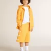 Orangefarbenes Sweatshirt für Jungen mit Reißverschluss