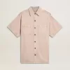 Oversized-Fit-Jeanshemd für Damen in Pink Oversized-Fit-Jeanshemd für Damen in Pink