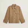 Oversized-Trenchcoat für Damen mit Kristallen