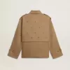 Oversized-Trenchcoat für Damen mit Kristallen