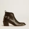 Patty Stiefeletten aus schwarzem Leder