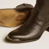 Patty Stiefeletten aus schwarzem Leder