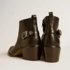 Patty Stiefeletten aus schwarzem Leder