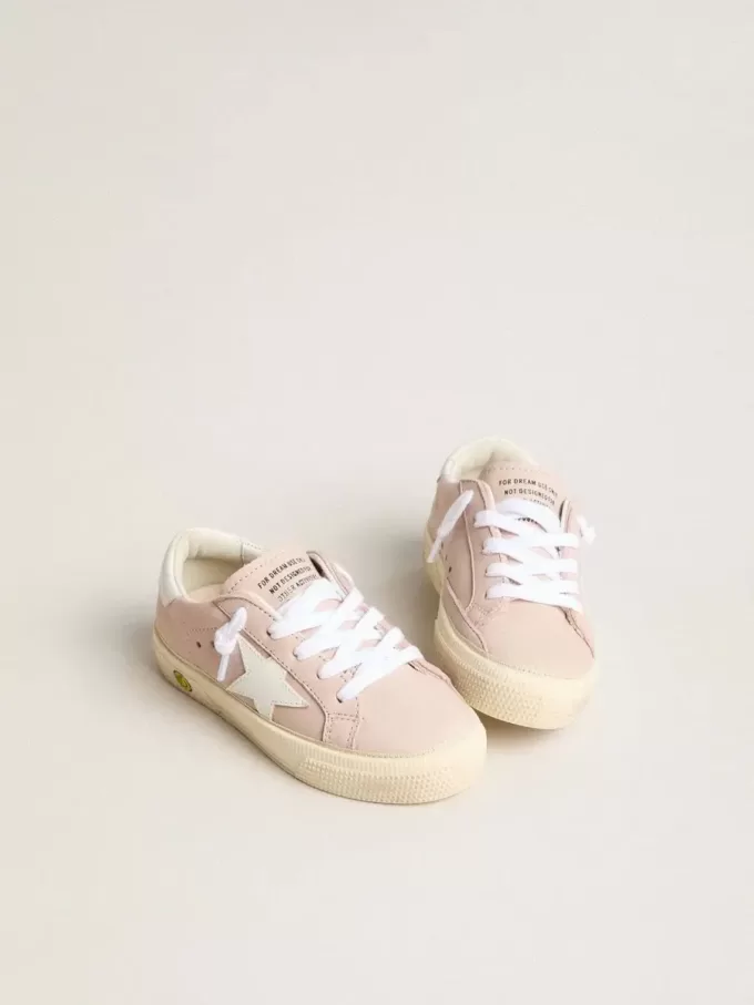 Pink May Teen mit weißem Lederstern
