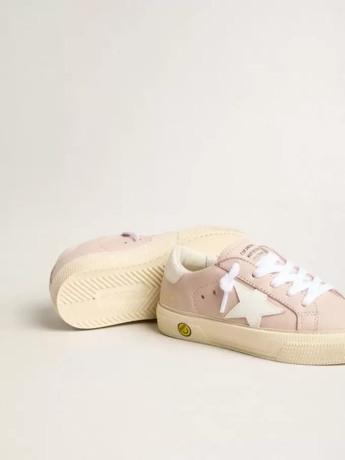 Pink May Teen mit weißem Lederstern