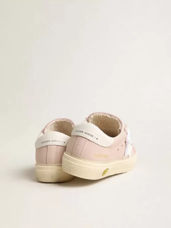 Pink May Teen mit weißem Lederstern
