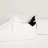 Purestar für Damen mit Lederstern und schwarzer Lackleder-Fersenlasche Purestar für Damen mit Lederstern und schwarzer Lackleder-Fersenlasche