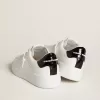 Purestar für Damen mit Lederstern und schwarzer Lackleder-Fersenlasche Purestar für Damen mit Lederstern und schwarzer Lackleder-Fersenlasche