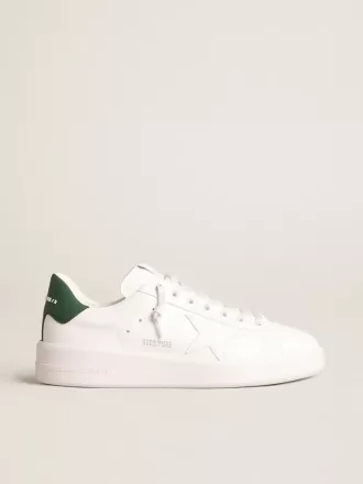 Purestar mit weißem Stern aus biobasiertem Material und mattschwarzer Lederlasche an der Ferse Purestar mit weißem Stern aus biobasiertem Material und mattschwarzer Lederlasche an der Ferse