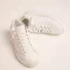 Purestar Sneakers für Damen mit goldfarbener Fersenlasche Purestar Sneakers für Damen mit goldfarbener Fersenlasche