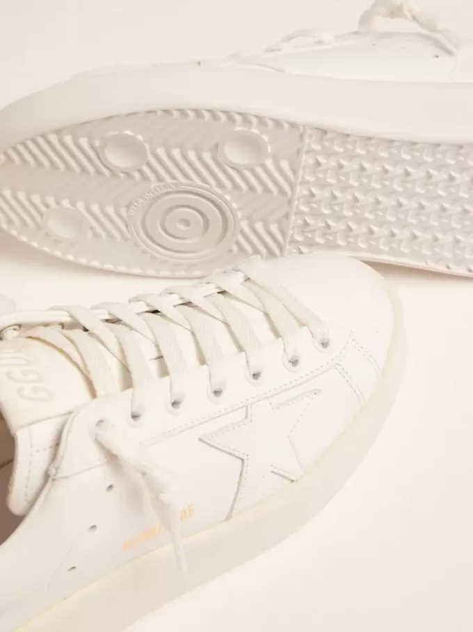 Purestar Sneakers für Damen mit goldfarbener Fersenlasche Purestar Sneakers für Damen mit goldfarbener Fersenlasche