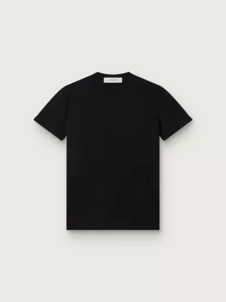 Regular-Fit-T-Shirt für Damen in Schwarz mit Used-Look