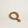 Ring in Antikgoldfarbe mit flexiblen Gliedern