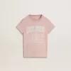 Rosa T-Shirt für Mädchen mit weißem Aufdruck