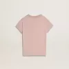 Rosa T-Shirt für Mädchen mit weißem Aufdruck