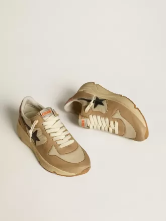 Running Sole LTD aus Nylon und Nubukleder mit Lederstern und Fersenlasche