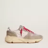 Running Sole LTD aus rosa Nylon mit weißem Lederstern