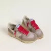 Running Sole LTD aus rosa Nylon mit weißem Lederstern