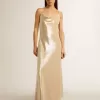 Schlafkleid aus pergamentfarbenen Pailletten Schlafkleid aus pergamentfarbenen Pailletten