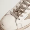 Schnürverschluss mit Sternclip in Antikgoldfarbe