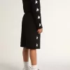 Schwarze Bermudashorts für Jungen mit weißen Sternen