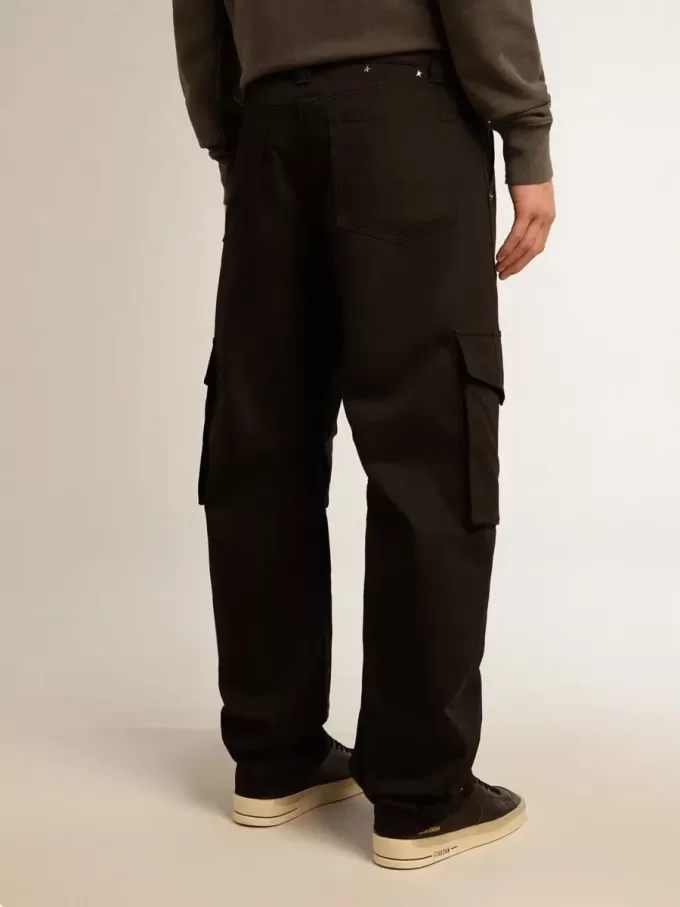 Schwarze Cargohose Schwarze Cargohose