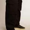 Schwarze Cargohose Schwarze Cargohose