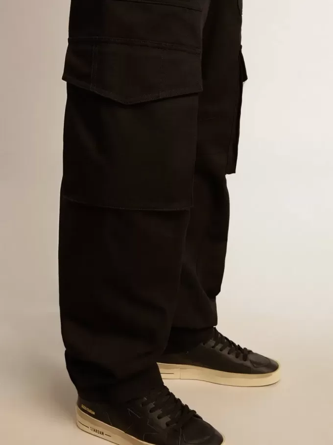 Schwarze Cargohose Schwarze Cargohose