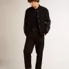 Schwarze Chinos aus Baumwolle für Herren