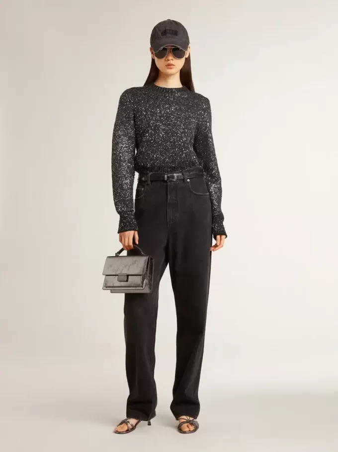 Schwarze Damenjeans