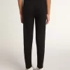 Schwarze Leggings für Mädchen mit weißen Sternen an den Seiten Schwarze Leggings für Mädchen mit weißen Sternen an den Seiten