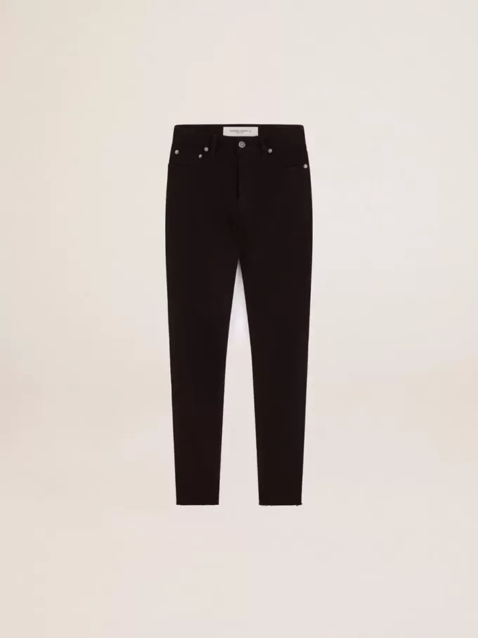 Schwarze Skinny-Jeans für Damen