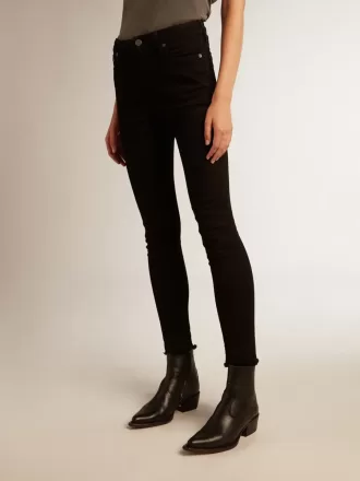 Schwarze Skinny-Jeans für Damen