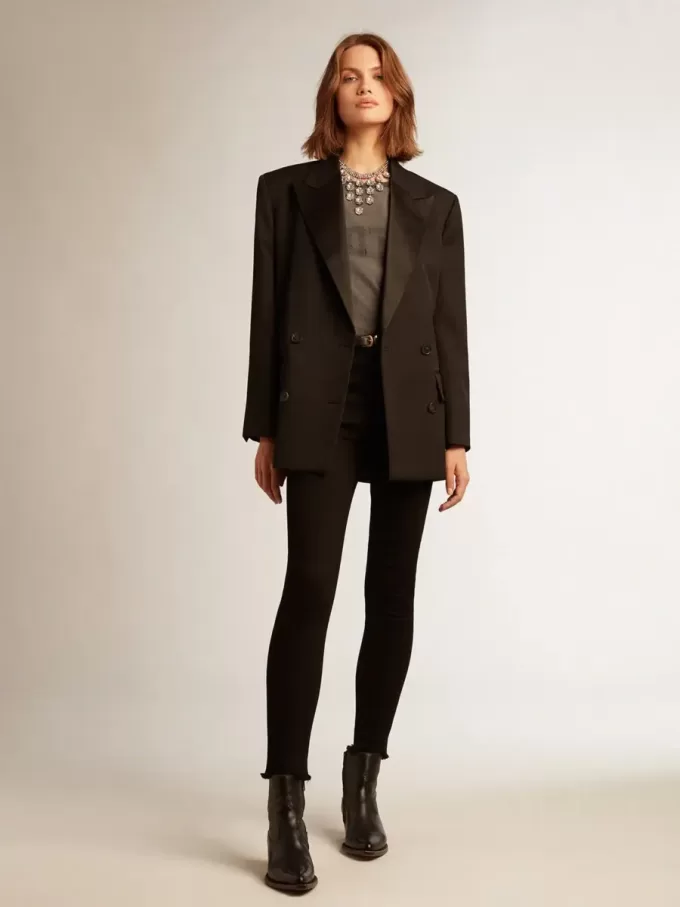 Schwarze Skinny-Jeans für Damen